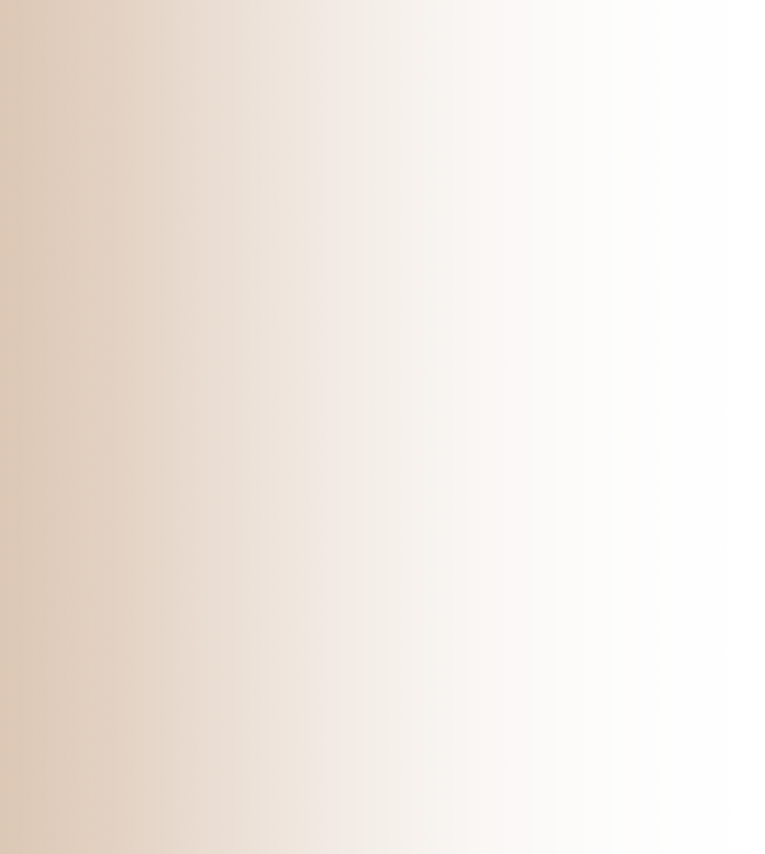 Beige Colored Overlay Gradient Transparent